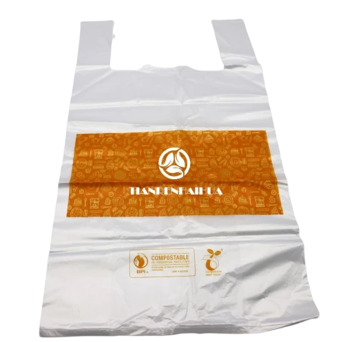 Biodegradable T-shirt Bag Shopping Trash Bags